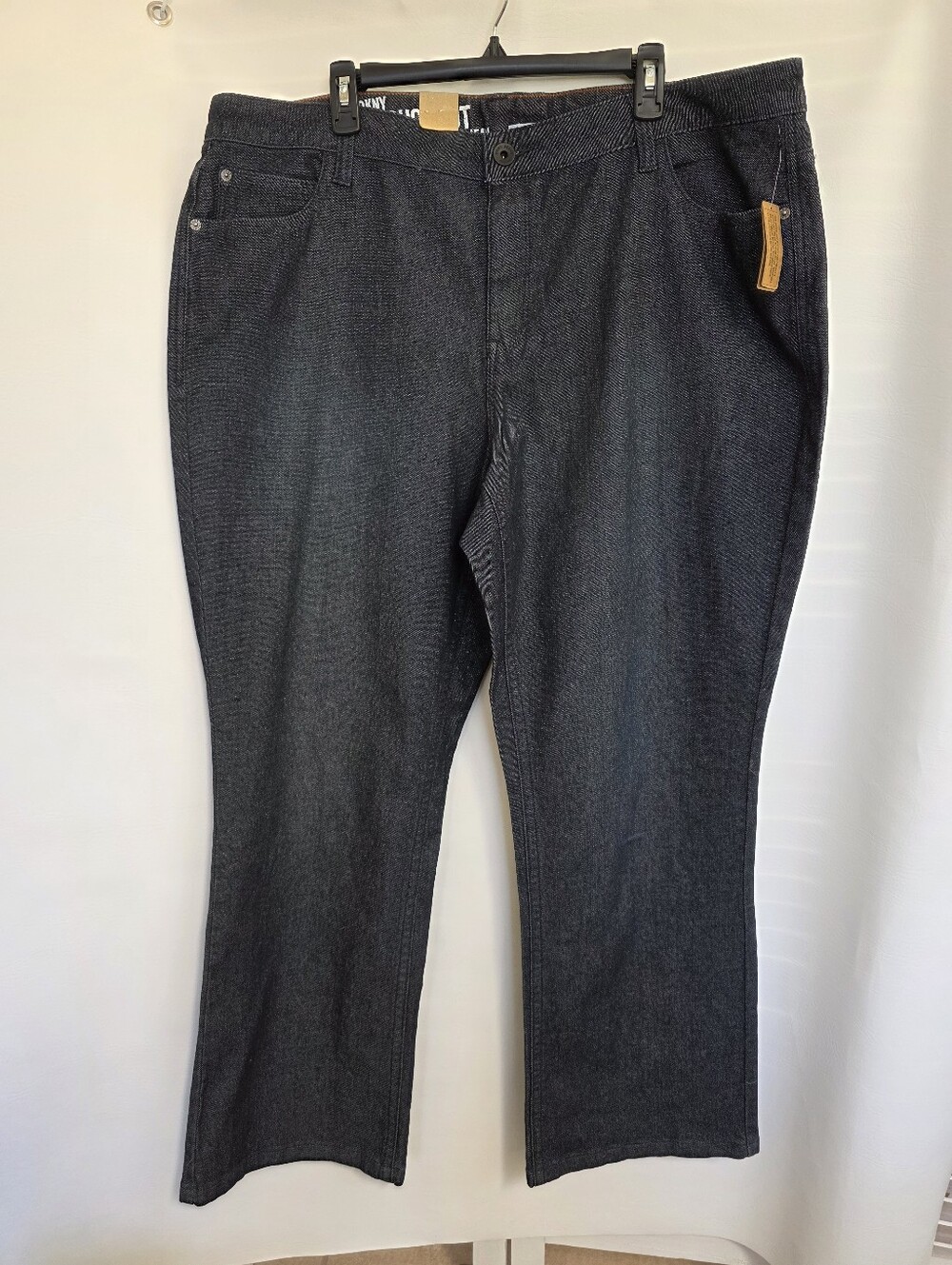 DKNY SOHO Denim Mid Rise Regular Fit Boot Cut Jeans Women's Size 24W
